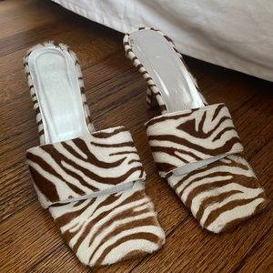 By Far Zebra hide slides